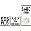 Burghiu SDS+, varf x, 6x460 mm Yato YT-41951 4