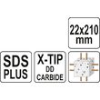 Burghiu SDS+, varf x, 22x210 mm Yato YT-41950 4