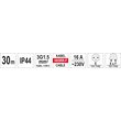 Prelungitor 30 m pe tambur 16a Yato YT-81053 2