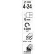 Freza pentru metal 2 - 24 mm Yato YT-61700 2