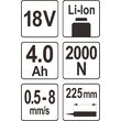 Pistol pentru silicon cu acumulator 18v Yato YT-82888 4