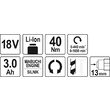 Autofiletanta cu doi acumulatori 18v, 40 Nm Yato YT-82784 7