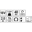 Autofiletanta cu acumulator, 18v, 40nm Yato YT-82782 7