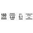 Subler de inox pentru disc de frana 160 mm, precizie 0,01 mm, 0 - 60 mm Yato YT-72090 4