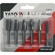 Set freze pentru metal, 6.0 mm, 6 buc Yato YT-61711 2