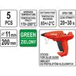 Batoane lipici 11. 2 x 200 mm verde 5 buc Yato YT-82436 2