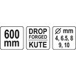Cleste pentru cabluri de otel 600 mm Yato YT-22851 2