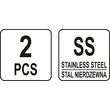 Set 2 raclete din inox Yato YT-52860 4