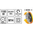 Polizor unghiular, 1100 w, 125 mm Yato YT-82101 4