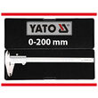 Subler de inox 200 mm 0.02 mm Yato YT-72003 4