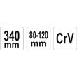 Cheie cârlig universală 80-120 mm Yato YT-01673 2