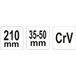 Cheie cu cârlig 35-50 mm Yato YT-01671 2