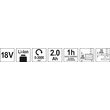 Fierastrau sabie, 18v, li-ion Yato YT-82814 4