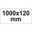 Presa tip F cu clichet, 1000 x 120 mm Yato YT-63958 2