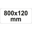 Presă tip F cu clichet, 800 x 120 mm Yato YT-63957 2