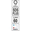 Adaptor SDS plus pentru biti, 60 mm Yato YT-04690 4