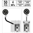 Manometru compresie motoare diesel / benzina Yato YT-73012 4