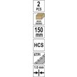 Lame fierăstrău sabie HCS 150mm 6TPI 2buc 2