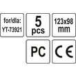 Set 5 sticle de protectie pentru masca de sudura automata Yato YT-73924 2