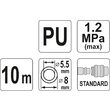 Furtun aer 5.5 mm x 10 m Yato YT-24202 2