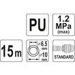 Furtun aer 6.5 mm x 15 m Yato YT-24206 2