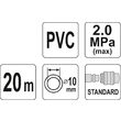 Furtun aer 10 mm x 20 m 2 mpa Yato YT-24225 2