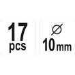 Set pentru imbinari cu dibluri lemn 10 mm Yato YT-44113 2