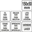 Bidinea tapet E50 x 110 Yato YT-54642 2