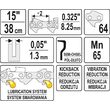 Lant pentru drujba 64 dinti 0.325