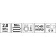 Furtun hibrid 3/8 10 m Yato YT-24233 2