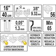 Lant pentru drujba 56 dinti 3/8