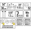 Lant pentru drujba 52 dinti 3/8