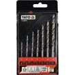 Set burghie lemn cu prindere hex3-10mm Yato YT-33873 2