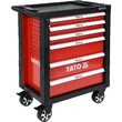 Dulap cu scule profesional 6 sertare echipat complet cu 177 piese Yato YT-55300 2