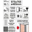 Dulap cu scule profesional 6 sertare echipat complet cu 177 piese Yato YT-55300 4