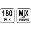 Set 180 garnituiri pentru cabluri Yato YT-06878 2