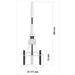 Dispozitiv pentru honuit clindrii, 51 - 177 mm, 205 mm Yato YT-05812 2