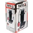 Pompa submersibila cu tocator pentru fose septice, material fonta, 750 W Yato YT-85350 6