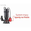 Pompa submersibila cu tocator pentru fose septice, material fonta, 750 W Yato YT-85350 9