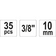 Set separatoare etriere frana 35 buc Yato YT-06822 2