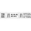 Cleste pentru piulite nibuibile M5 M6 M8 M10 M12 Yato YT-36119 7