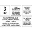 Set 3 piese blocare distributie Yato YT-06014 4