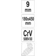 Cheie tubulara tip t cu articulatie, 9 mm Yato YT-15274 2