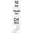 Cheie tubulara t cardanica 10 mm Yato YT-15275 2