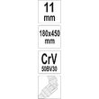 Cheie tubulara tip t cu articulatie, 11mm Yato YT-15276 2