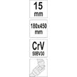 Cheie tubulara t cardanica 15 mm Yato YT-15280 2