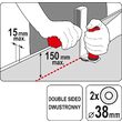 Dispozitiv reglabil taiat gips-carton Yato YT-76266 2