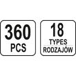 Set 360 clipsuri tapiterie toyota / lexus Yato YT-06650 2