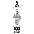 Set extractoare suruburi rupte, 5 buc Yato YT-06035 4