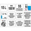 Distribuitor apa cu incalzitor,15L,180w Yato YG-04315 1